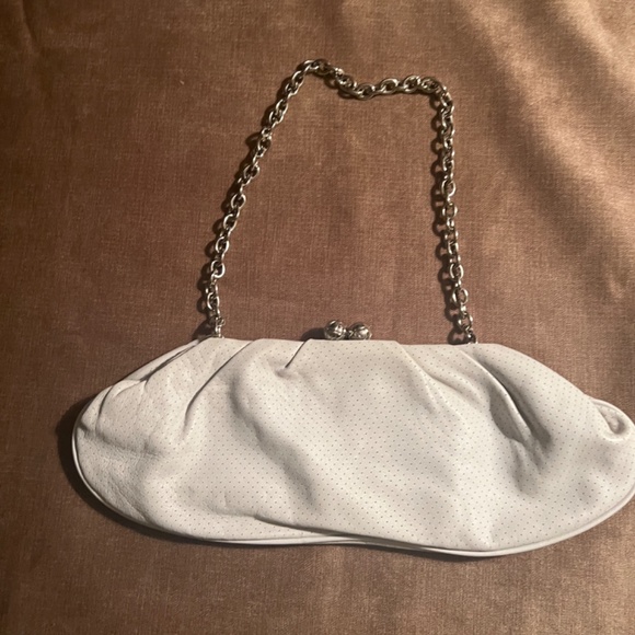 Franchi Collection Leather Shoulder Bag Clutch - Picture 2 of 3